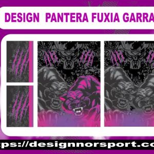 DESIGN  PANTERA FUXIA GARRA