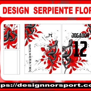 DESIGN  SERPIENTE FLORAL