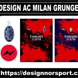 DESIGN AC MILAN GRUNGE 24