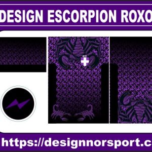 DESIGN ESCORPION ROXO 23