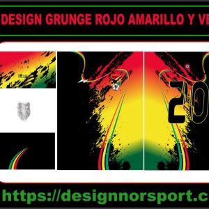 DESIGN GRUNGE ROJO AMARILLO Y VERDE