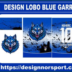 DESIGN LOBO BLUE GARRA