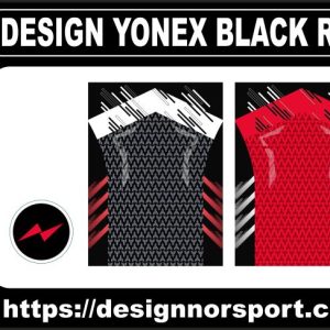 DESIGN YONEX BLACK RED