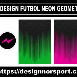 DESIGN FUTBOL NEON GEOMETRIC