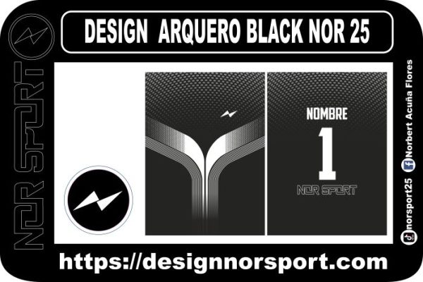 DESIGN  ARQUERO BLACK NOR 25