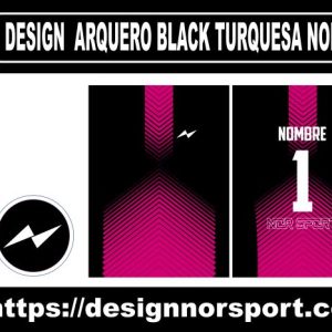 DESIGN  ARQUERO BLACK TURQUESA NOR 25