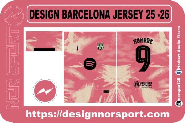DESIGN BARCELONA JERSEY 25 -26