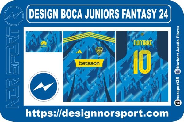 DESIGN BOCA JUNIORS FANTASY 24