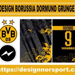 DESIGN BORUSSIA DORMUND GRUNGE NOR
