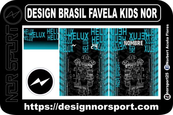DESIGN BRASIL FAVELA KIDS NOR