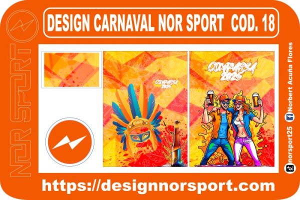 DESIGN CARNAVAL NOR SPORT  COD. 18
