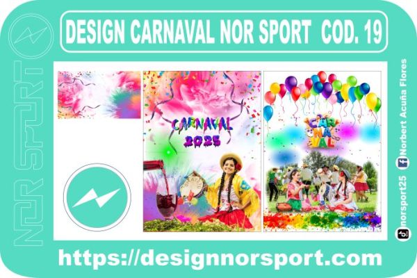 DESIGN CARNAVAL NOR SPORT  COD. 19