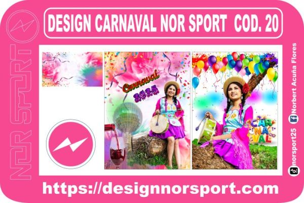 DESIGN CARNAVAL NOR SPORT  COD. 21