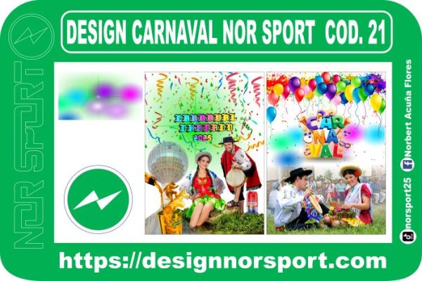 DESIGN CARNAVAL NOR SPORT  COD. 21