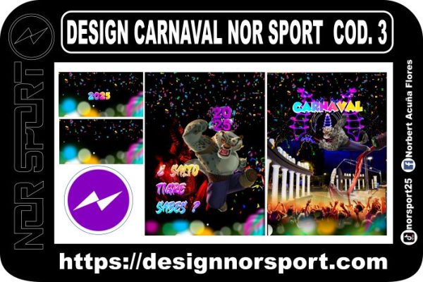DESIGN CARNAVAL NOR SPORT  COD. 3