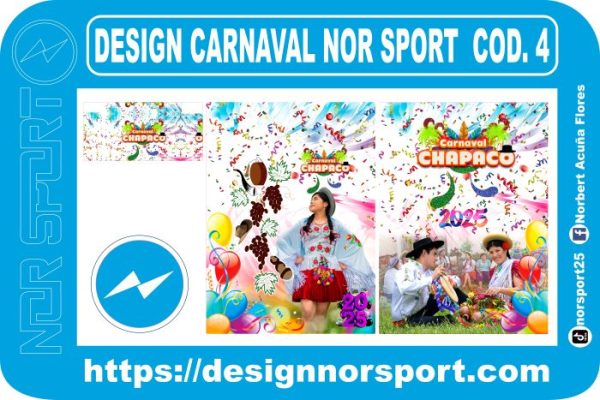 DESIGN CARNAVAL NOR SPORT  COD. 4