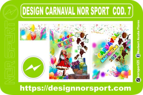 DESIGN CARNAVAL NOR SPORT  COD. 7