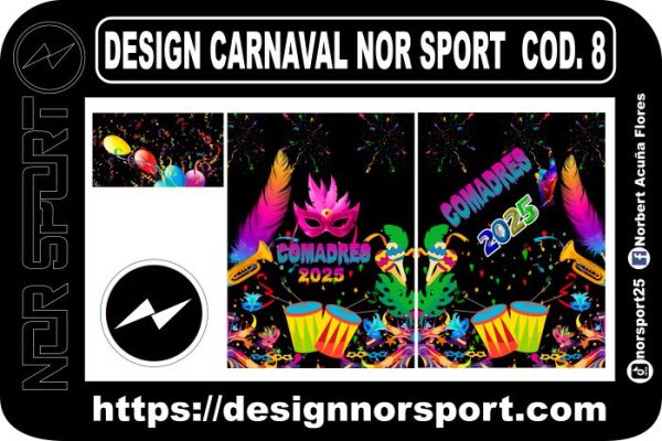 DESIGN CARNAVAL NOR SPORT  COD. 8