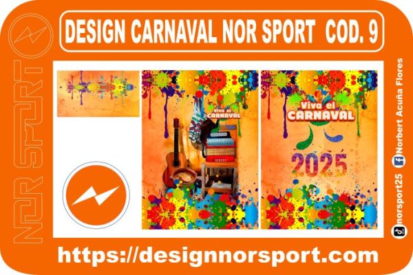 DESIGN CARNAVAL NOR SPORT  COD. 9