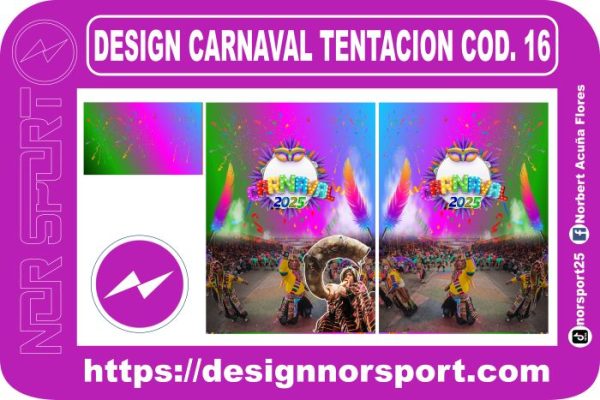 DESIGN CARNAVAL TENTACION COD. 16