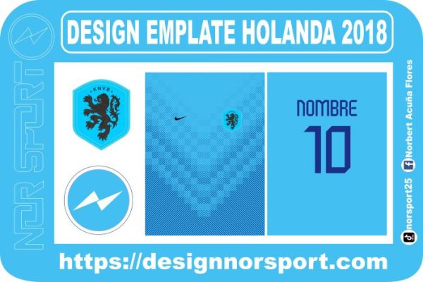 DESIGN EMPLATE HOLANDA 2018
