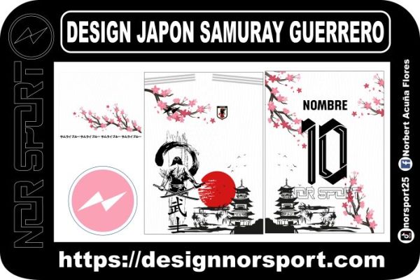 DESIGN JAPON SAMURAY GUERRERO