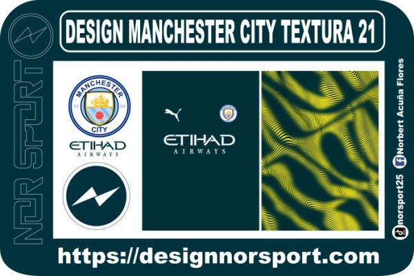 DESIGN MANCHESTER CITY TEXTURA 21