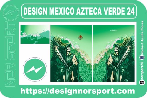 DESIGN MEXICO AZTECA VERDE 24