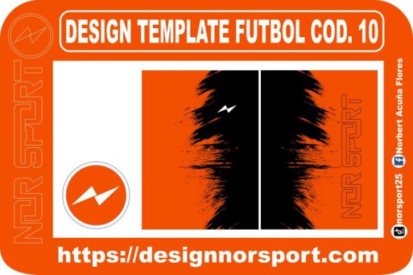 DESIGN TEMPLATE FUTBOL COD. 10