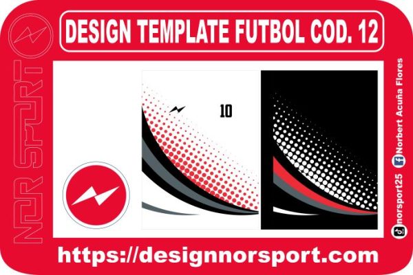 DESIGN TEMPLATE FUTBOL COD. 12