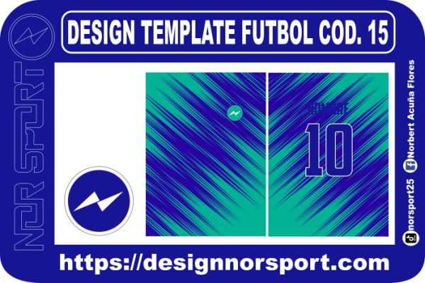 DESIGN TEMPLATE FUTBOL COD. 15