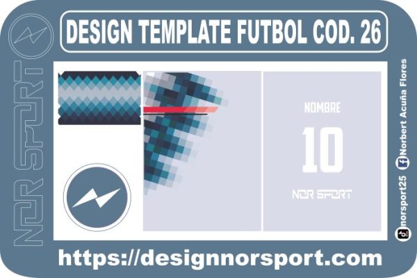 DESIGN TEMPLATE FUTBOL COD. 26