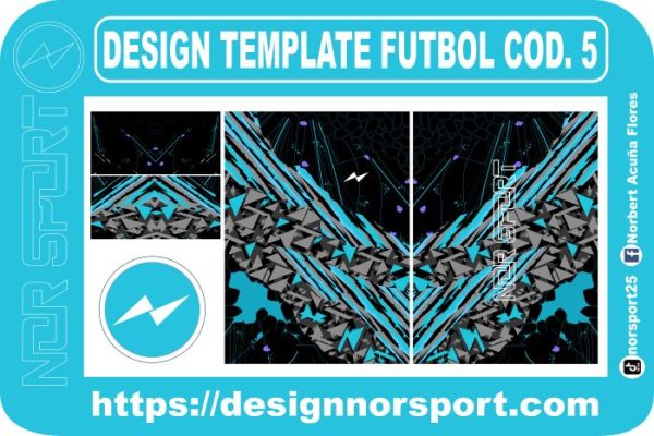 DESIGN TEMPLATE FUTBOL COD. 5