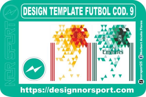 DESIGN TEMPLATE FUTBOL COD. 9