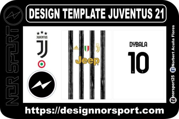 DESIGN TEMPLATE JUVENTUS 21
