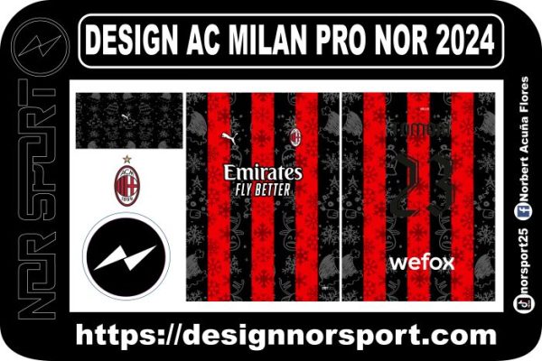 DESIGN AC MILAN PRO NOR 2024