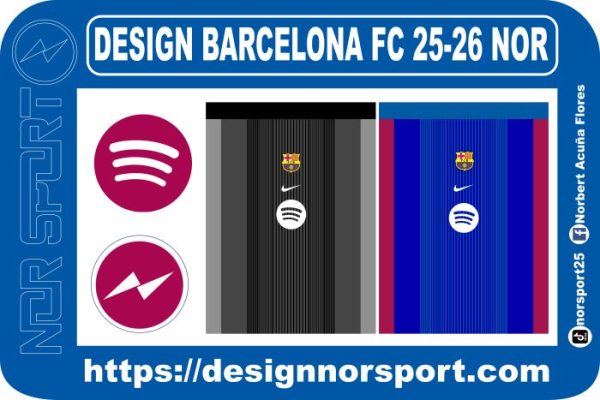 DESIGN BARCELONA FC 25-26 NOR