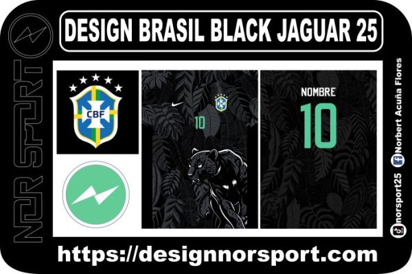 DESIGN BRASIL BLACK JAGUAR 25