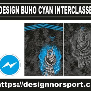 DESIGN BUHO CYAN INTERCLASSE  25