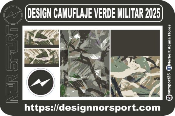 DESIGN CAMUFLAJE VERDE MILITAR 2025