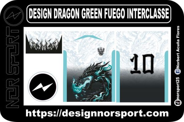 DESIGN DRAGON GREEN FUEGO INTERCLASSE