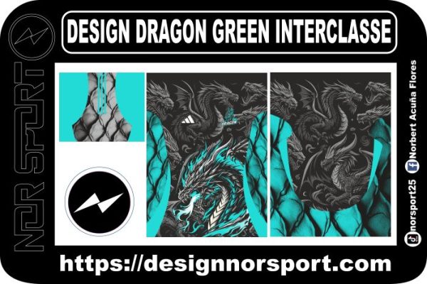 DESIGN DRAGON GREEN INTERCLASSE