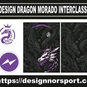DESIGN DRAGON MORADO INTERCLASSE  25