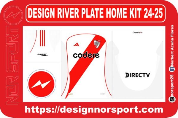 DESIGN RIVER PLATE HOME KIT 24-25