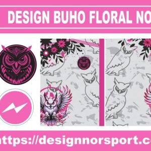 DESIGN BUHO FLORAL NOR