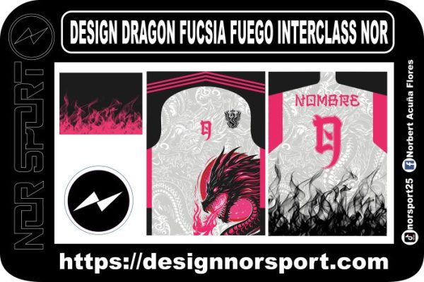 DESIGN DRAGON FUCSIA FUEGO INTERCLASS NOR