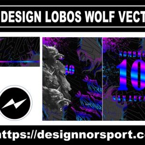 DESIGN LOBOS WOLF VECTOR