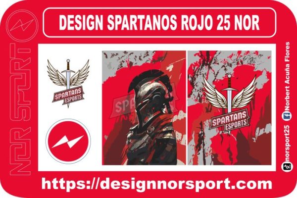 DESIGN SPARTANOS ROJO 25 NOR