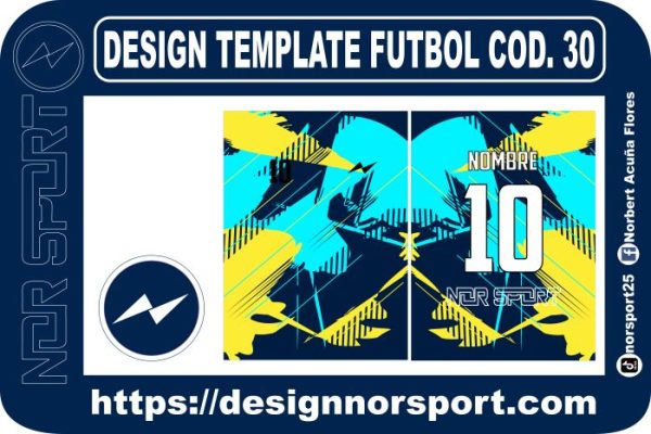 DESIGN TEMPLATE FUTBOL COD. 30