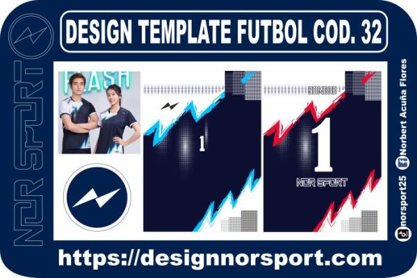 DESIGN TEMPLATE FUTBOL COD. 32